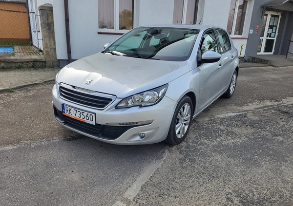 Peugeot 308 cena 36300 przebieg: 198000, rok produkcji 2016 z Gryfice małe 631